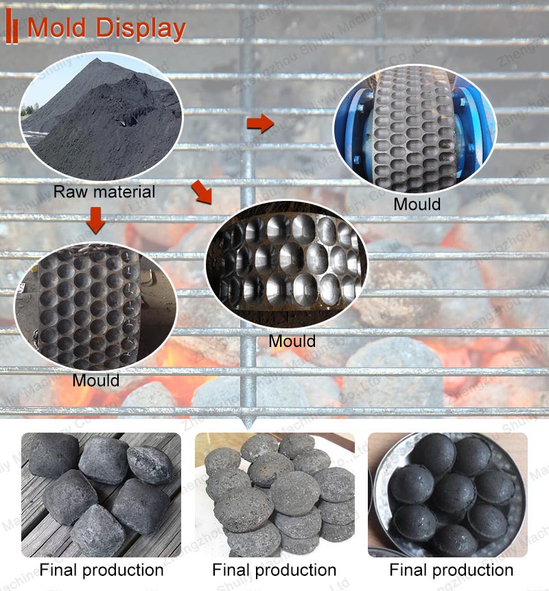Charcoal briquette making machine Charcoal briquette making machine