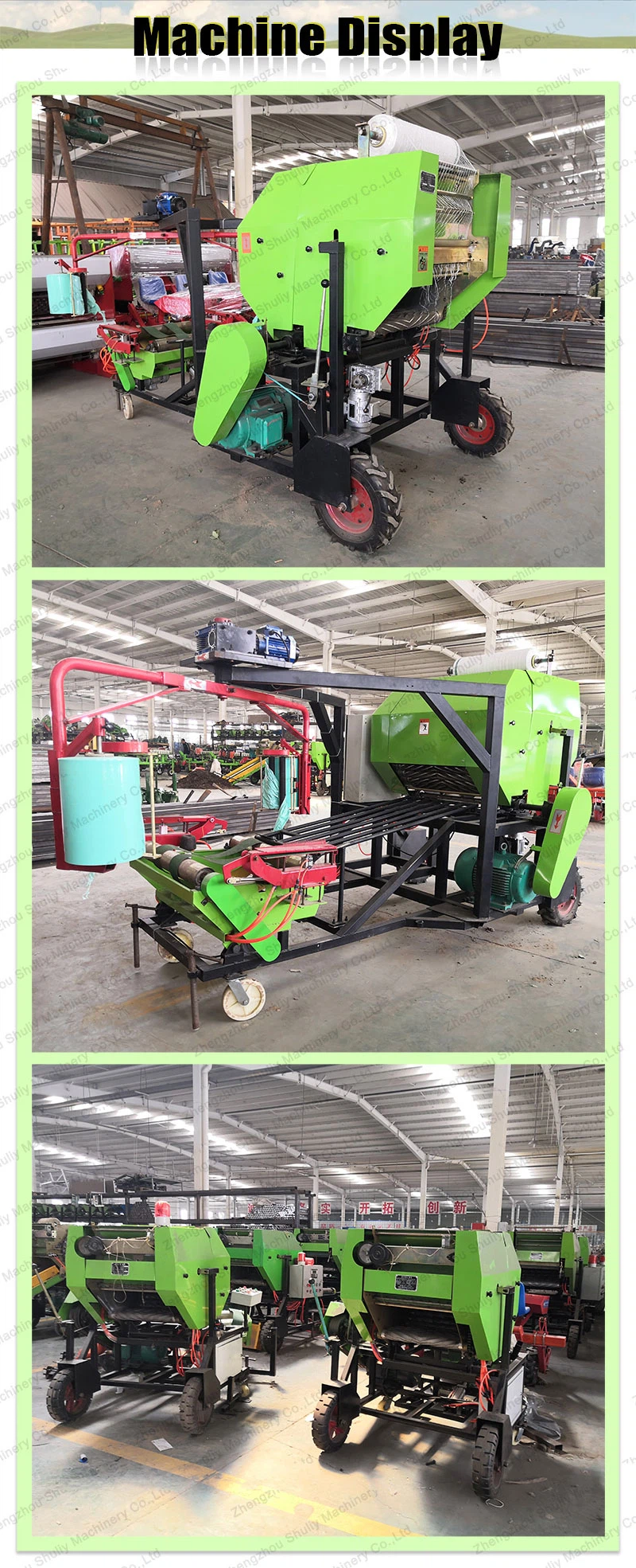 Silage packing baler machine Silage packing baler machine