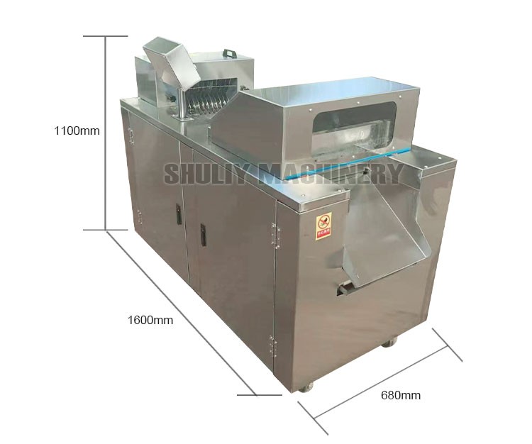 chicken cube cutting machine chicken cube cutting machine